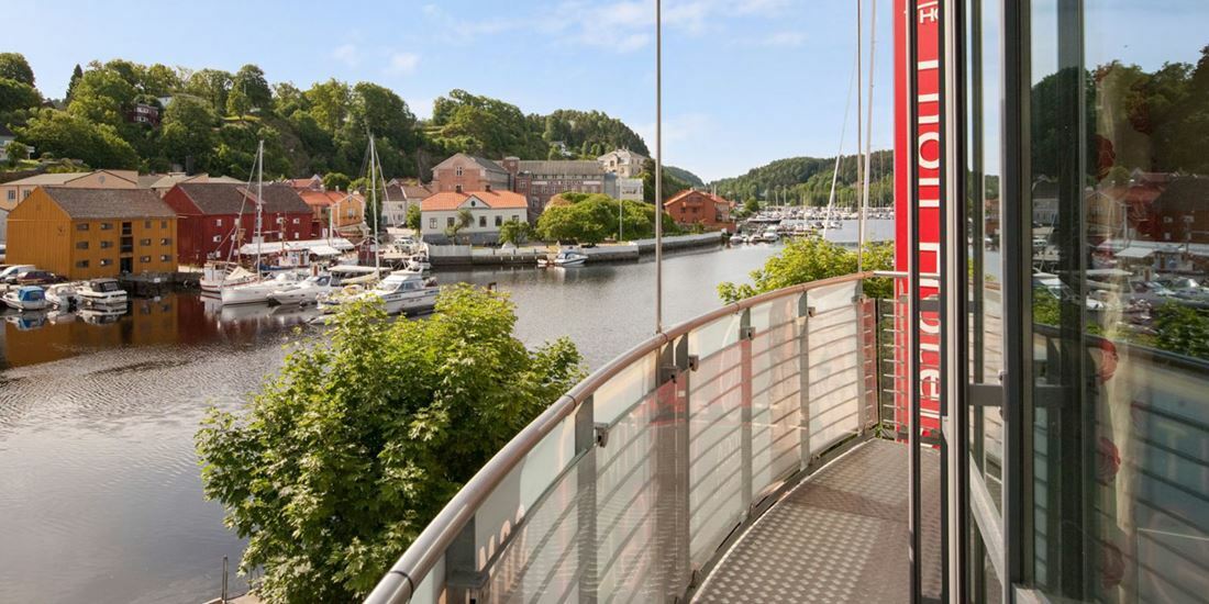 Thon Hotel Halden Esterno foto